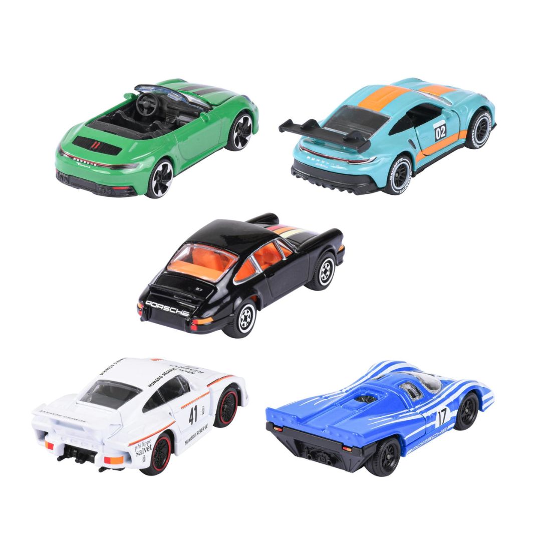 Porsche 1:64 Scale 5 Pack Die-Cast Car Set by Majorette -Majorette - India - www.superherotoystore.com
