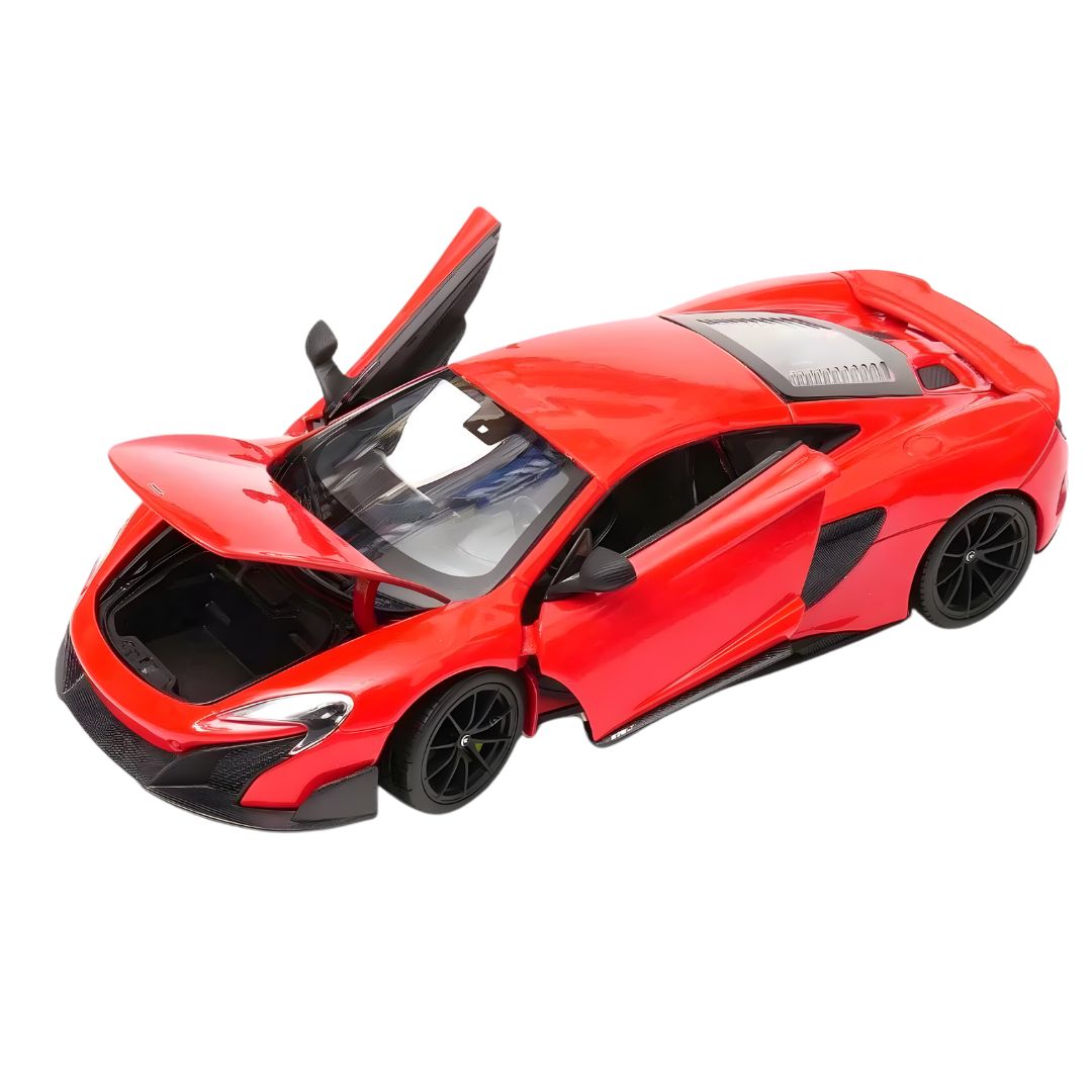 Orange McLAREN 675LT COUPE 1:24 Scale Die-Cast Car By Welly