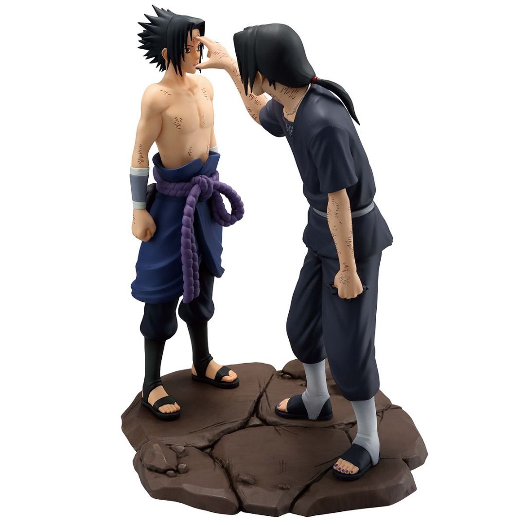 Naruto Shippuden Sasuke And Itachi Uchiha Red Eyes Reflecting The Heart Masterlise Ichibansho Statue -Ichibansho - India - www.superherotoystore.com