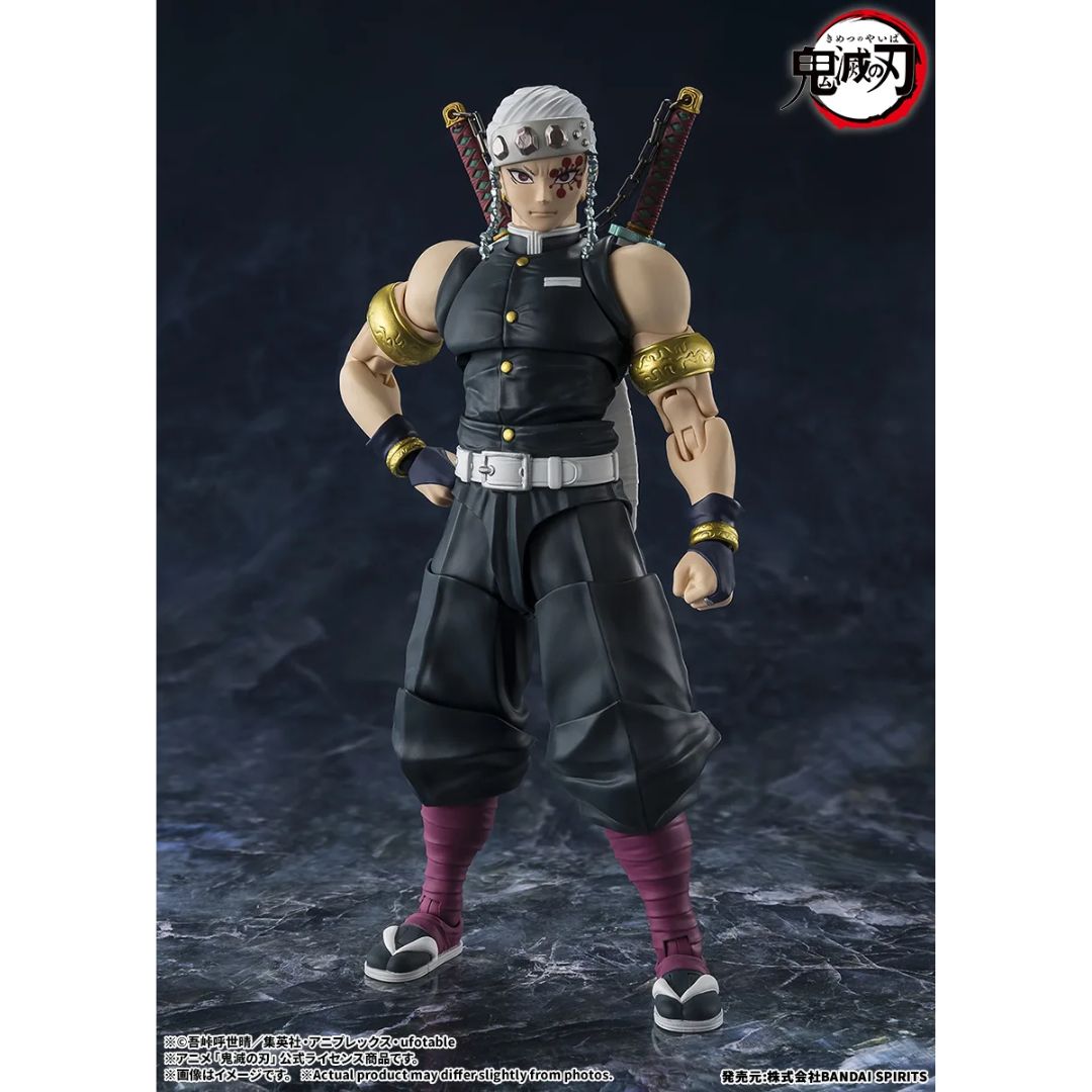 Demon Slayer Tengen Uzui S.H.Figuarts Action Figure By Tamashii Nations