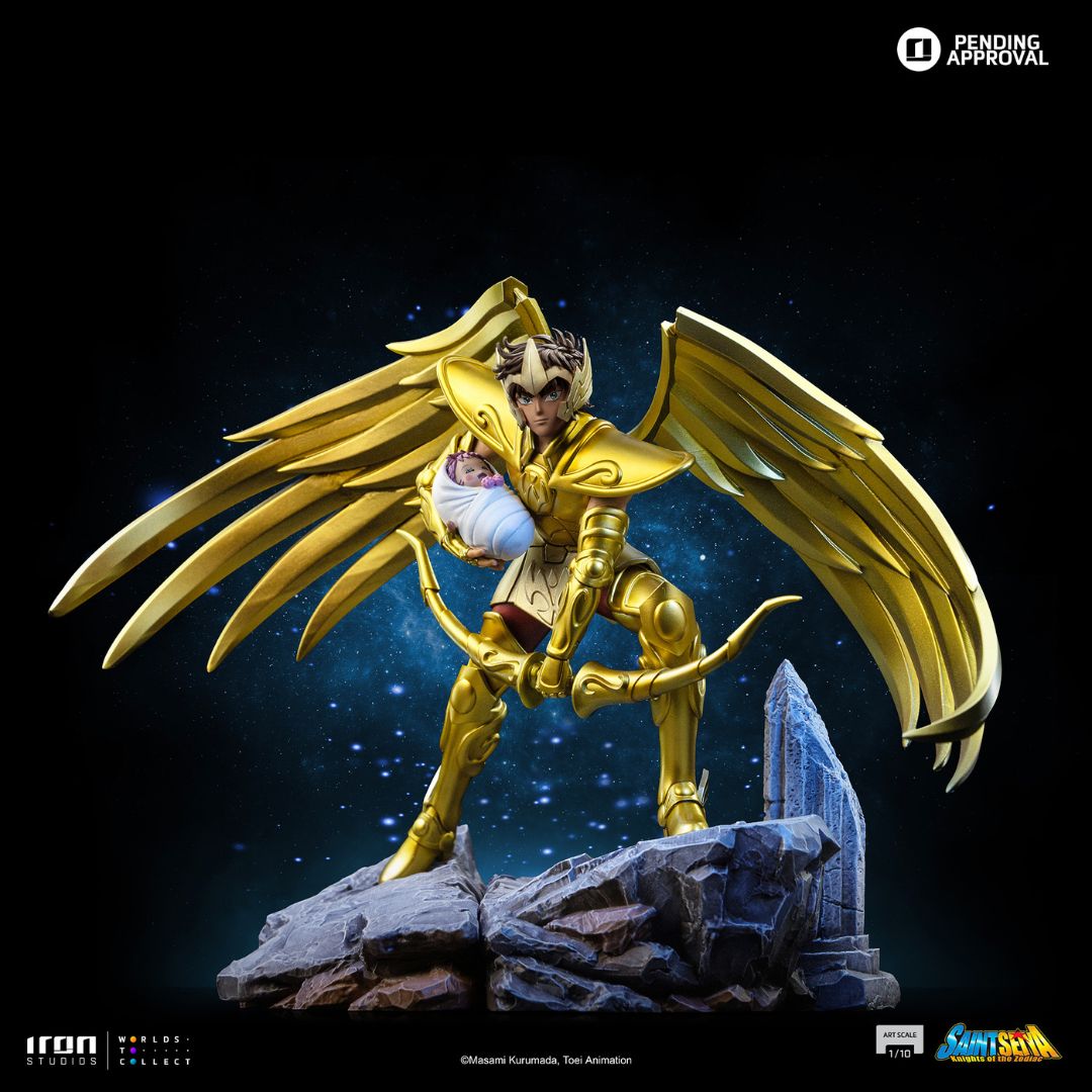 Sagittarius Aiolos Art Statue By Iron Studios