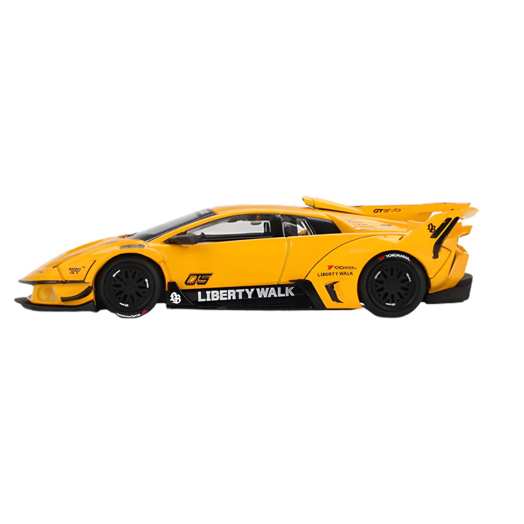 Lamborghini Lb-Silhouette Works Murcielago Gt Evo Yellow 1:64 Scale By Mini Gt -Mini GT - India - www.superherotoystore.com