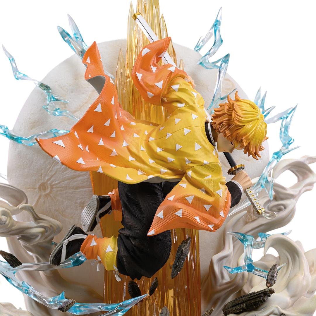 Zenitsu Agatsuma: Thunder Breathing First Form Thunderclap and Flash Statue By Sideshow -Sideshow Collectibles - India - www.superherotoystore.com