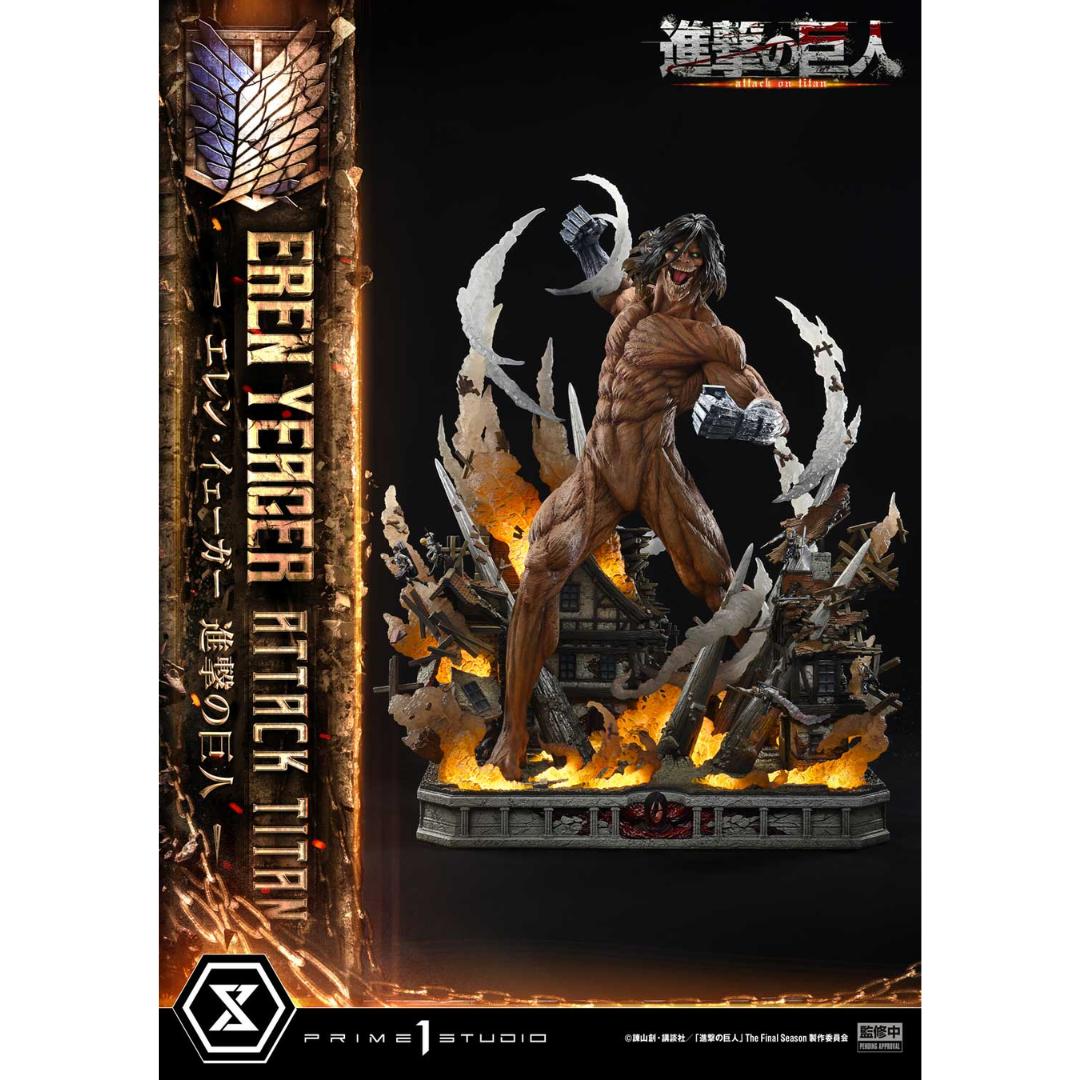 Tv Animation Attack On Titan Eren Yeager Statue By Prime1 Studios -Prime 1 Studio - India - www.superherotoystore.com