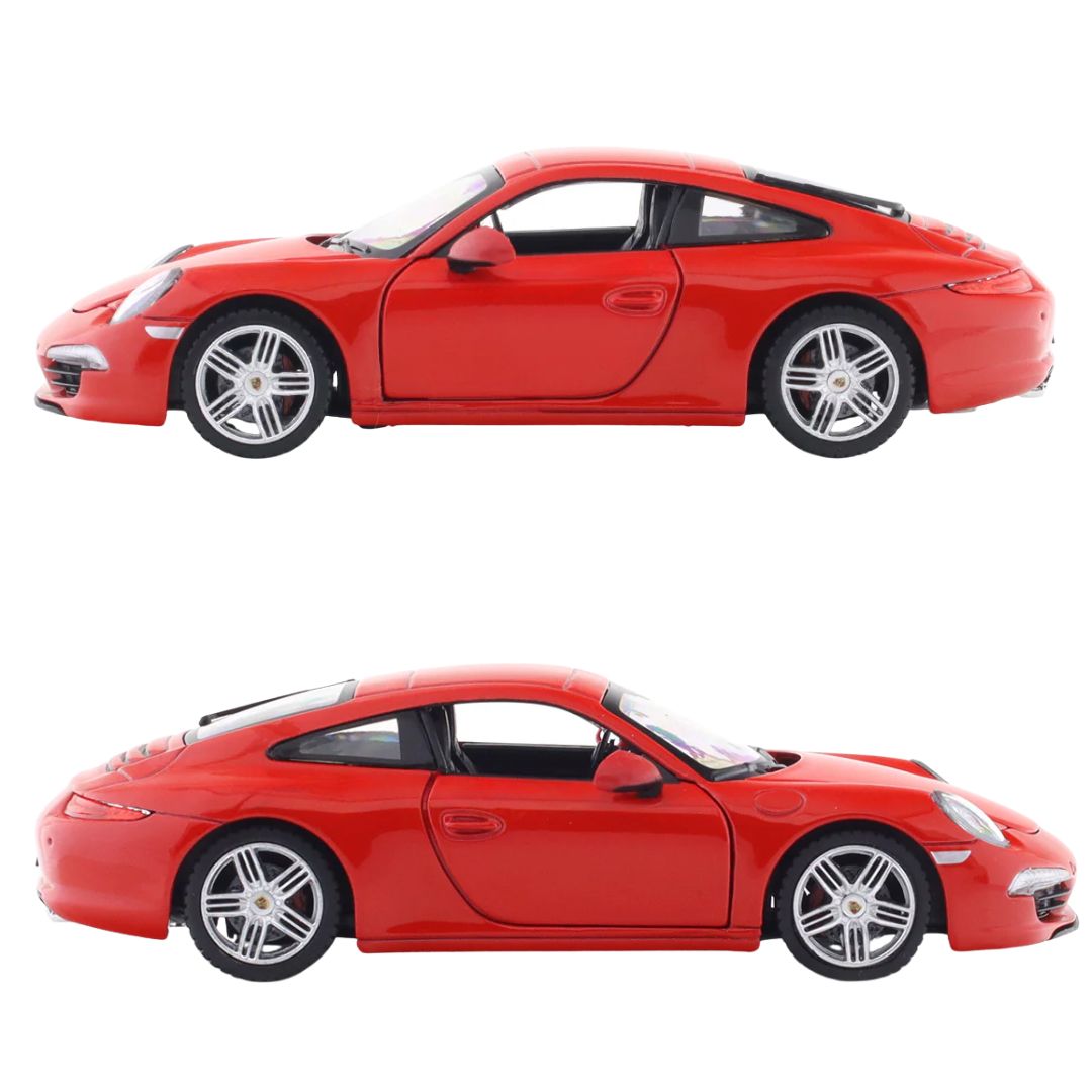 Red Porsche 911  1:24 Scale Die-Cast Car By Rastar By Rastar