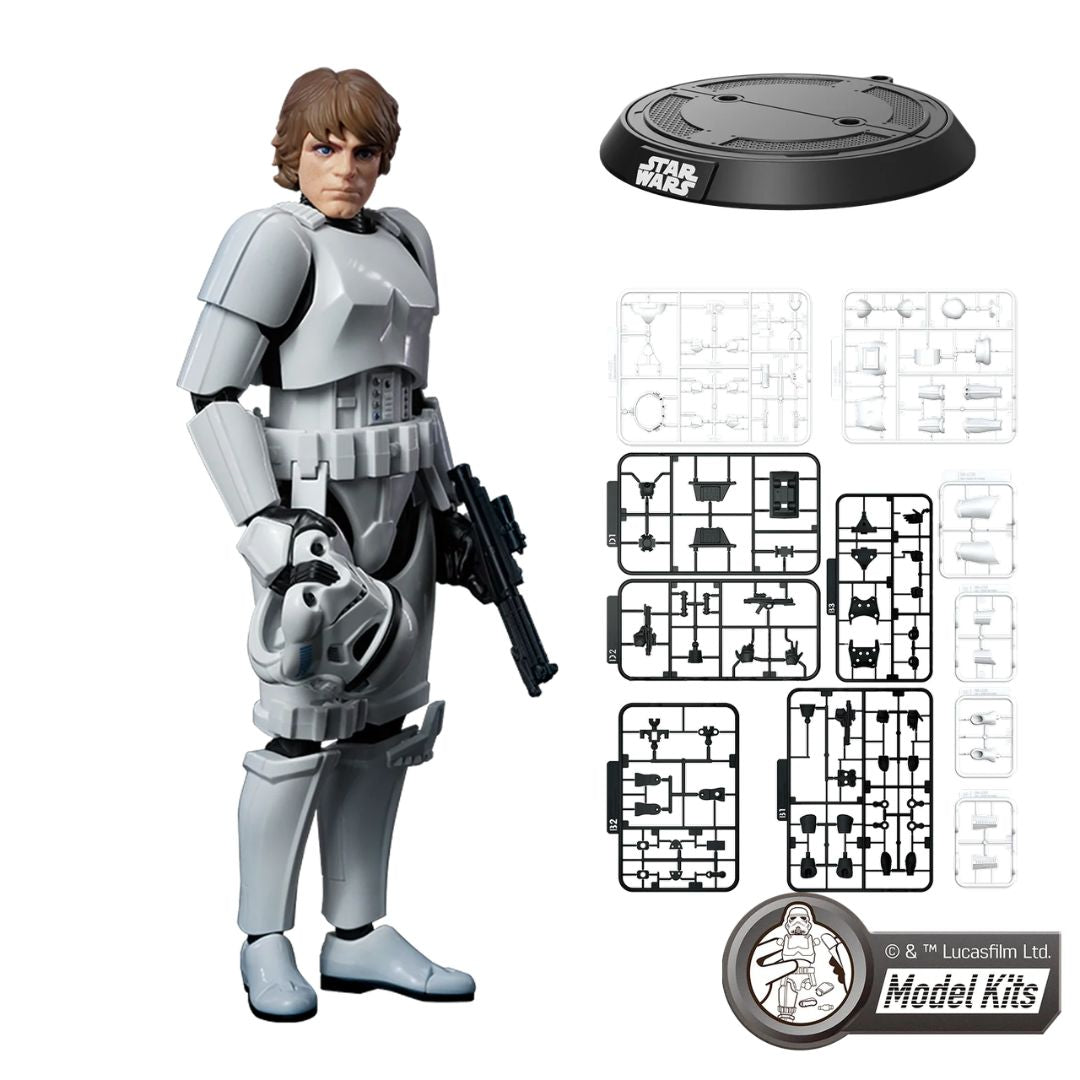Star Wars Ep IV: A New Hope Luke Skywalker Stormtrooper Disguise Version Champion Class Model Kit By Blokees