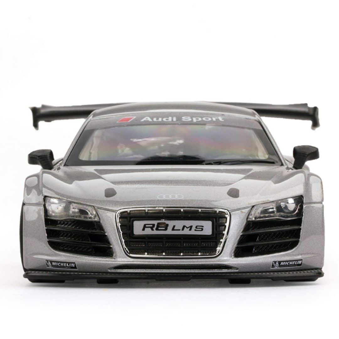 Silver Audi R8 1:24 Scale Die-Cast Car By Rastar -Rastar - India - www.superherotoystore.com
