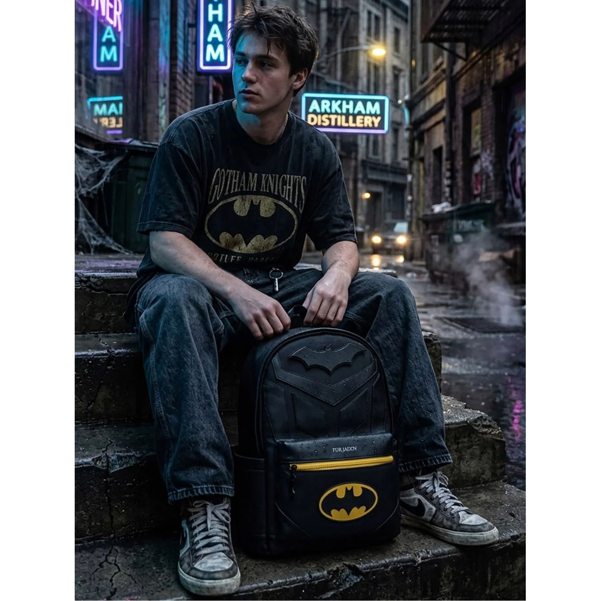 The Classic Batman Batpack By Fur Jaden -Fur Jaden - India - www.superherotoystore.com
