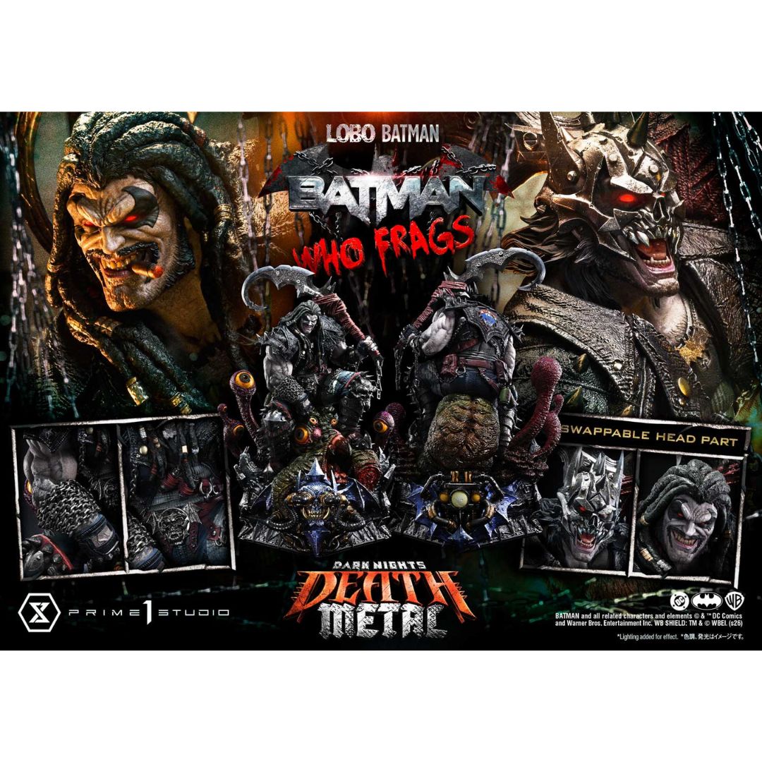 Dark Nights: Death Metal (Comics) Lobo Batman: Batman Who Frags Statue By Prime1 Studios
