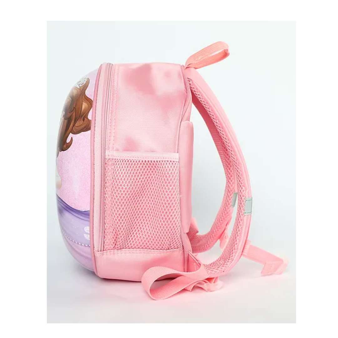 DISNEY SOFIA ROUND SHAPE HARDSHELL BAG - PINK  by Mesuca -Mesuca - India - www.superherotoystore.com