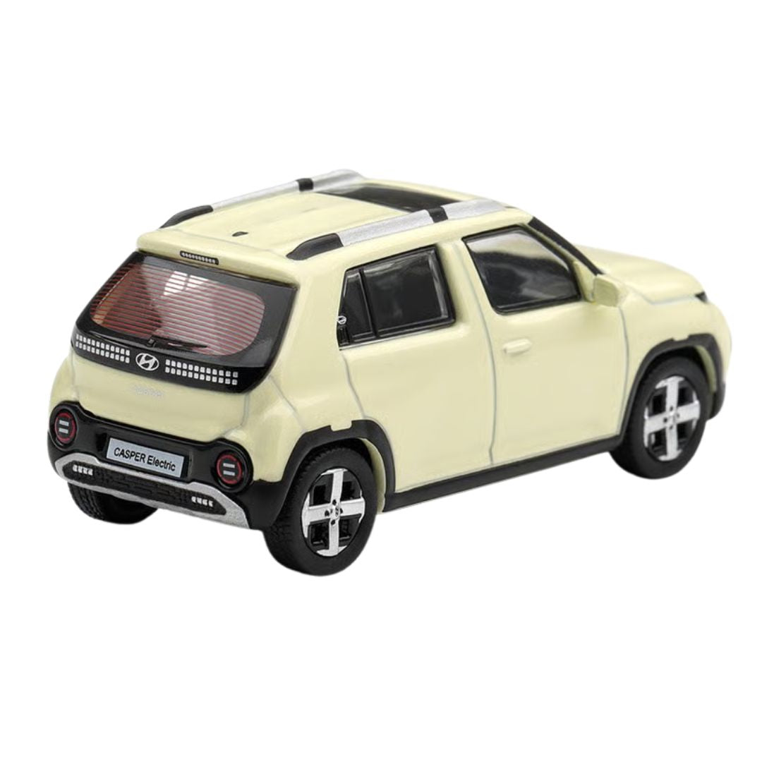 Hyundai Casper Butter Cream Yellow Pearl1:64 Diecast Car By Mini Gt