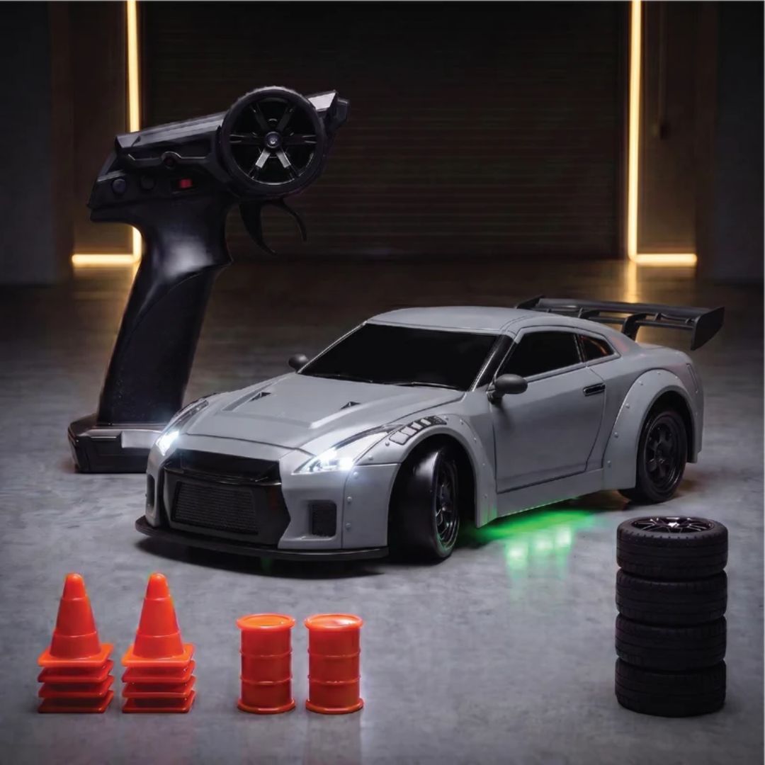 Flare – Remote Control Drifter 1:24 Scale Grey Car By Legend Of Toys