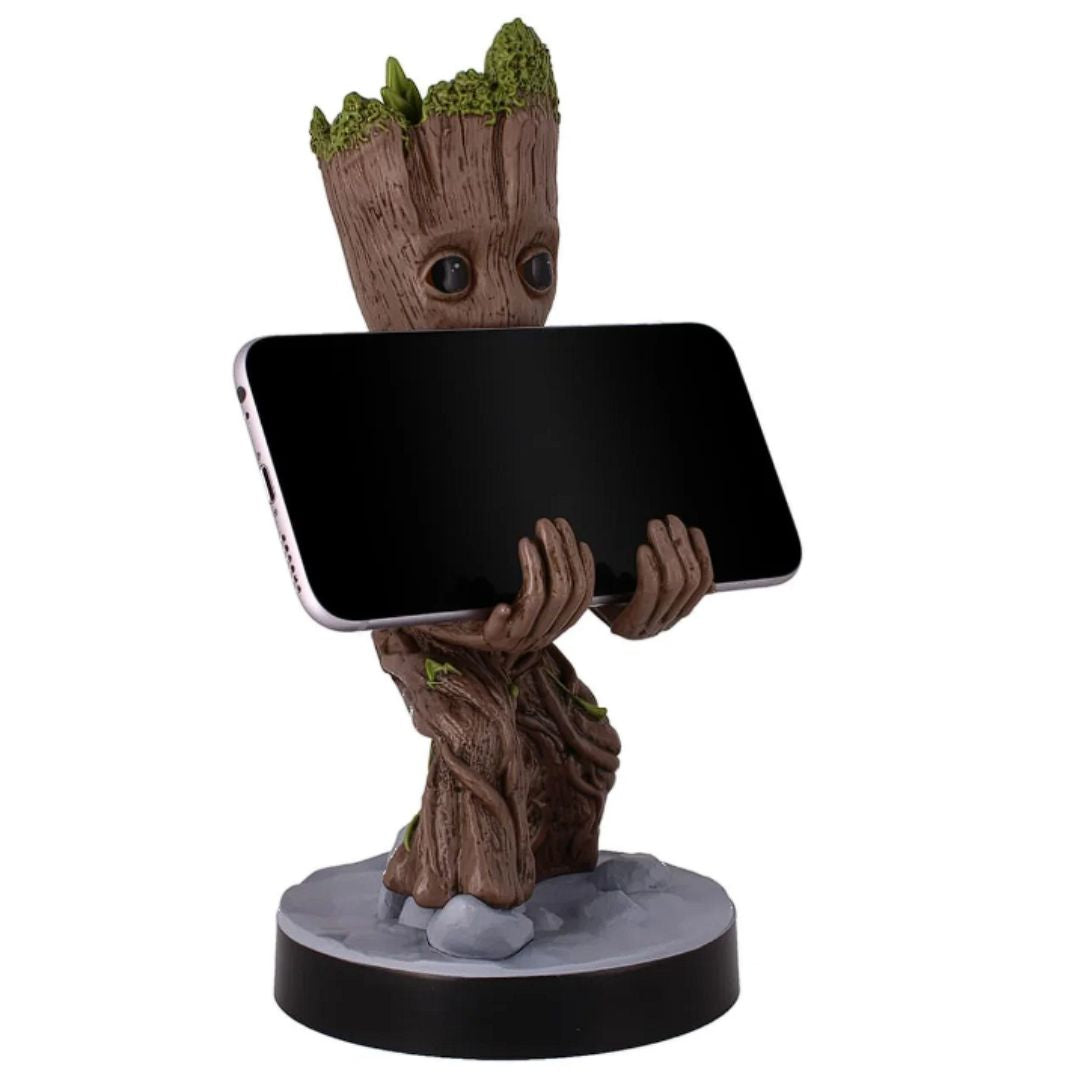 Guardians Of The Galaxy: Toddler Groot Cable Guys Controller Holder And Phone Stand By Exg Pro -EXG Pro - India - www.superherotoystore.com
