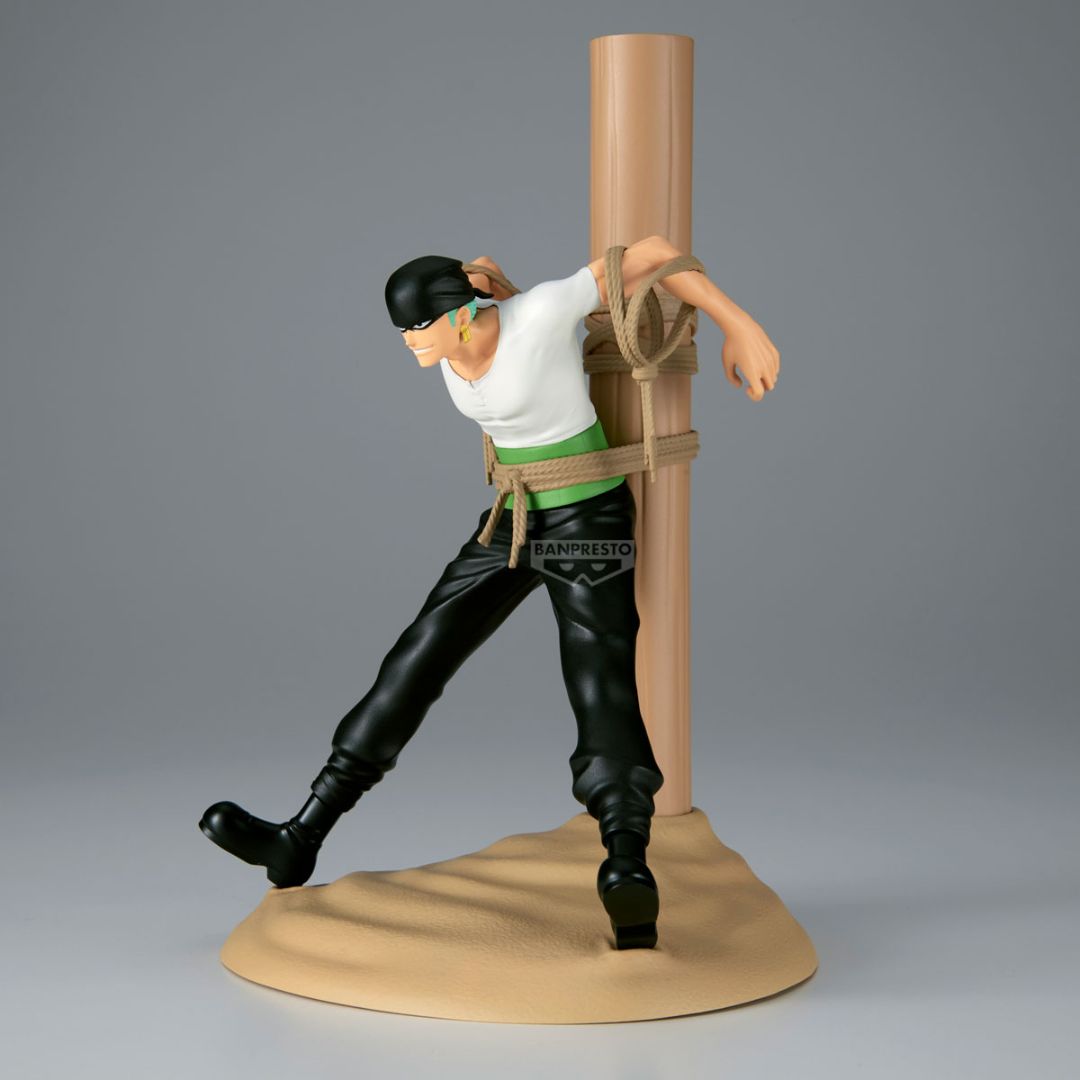 One Piece Fl Pirate Hunter Zoro Figure by Banpresto -Banpresto - India - www.superherotoystore.com