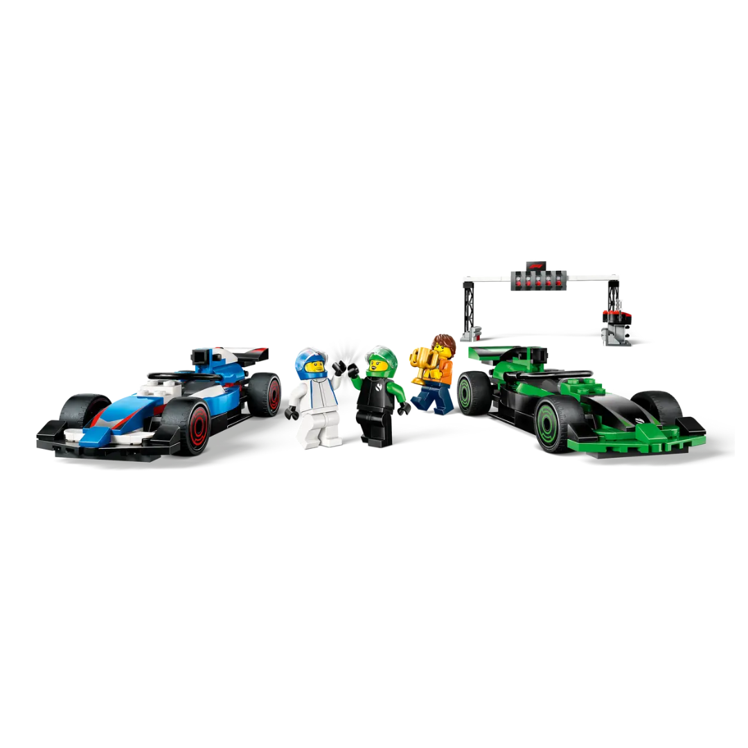 F1® Grid With Vcarb & Sauber Race Cars By Lego