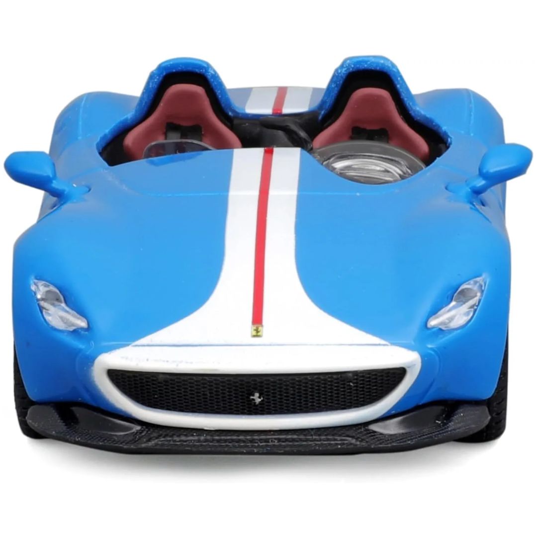 Blue Ferrari Monza SP2 1:43 Scale Die-Cast car by Bburago -Bburago - India - www.superherotoystore.com