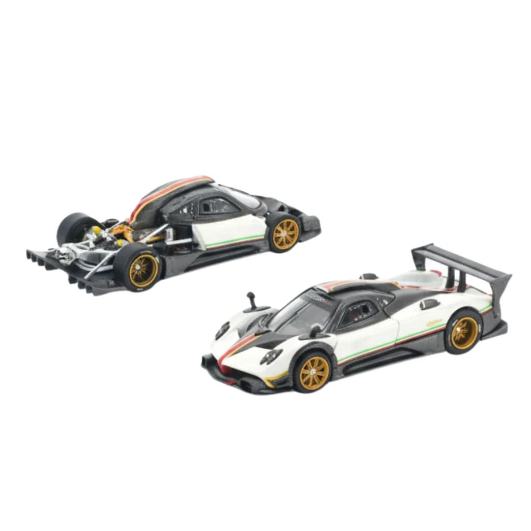 Pagani Zonda R (White) Collectible 1:64 Scale Die-Cast Car By Pop Race