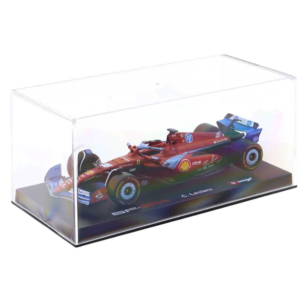 F1 Ferrari SF-24_Emilia-Romagn Miami GP 1:43 Scale Die-Cast Car By Bburago