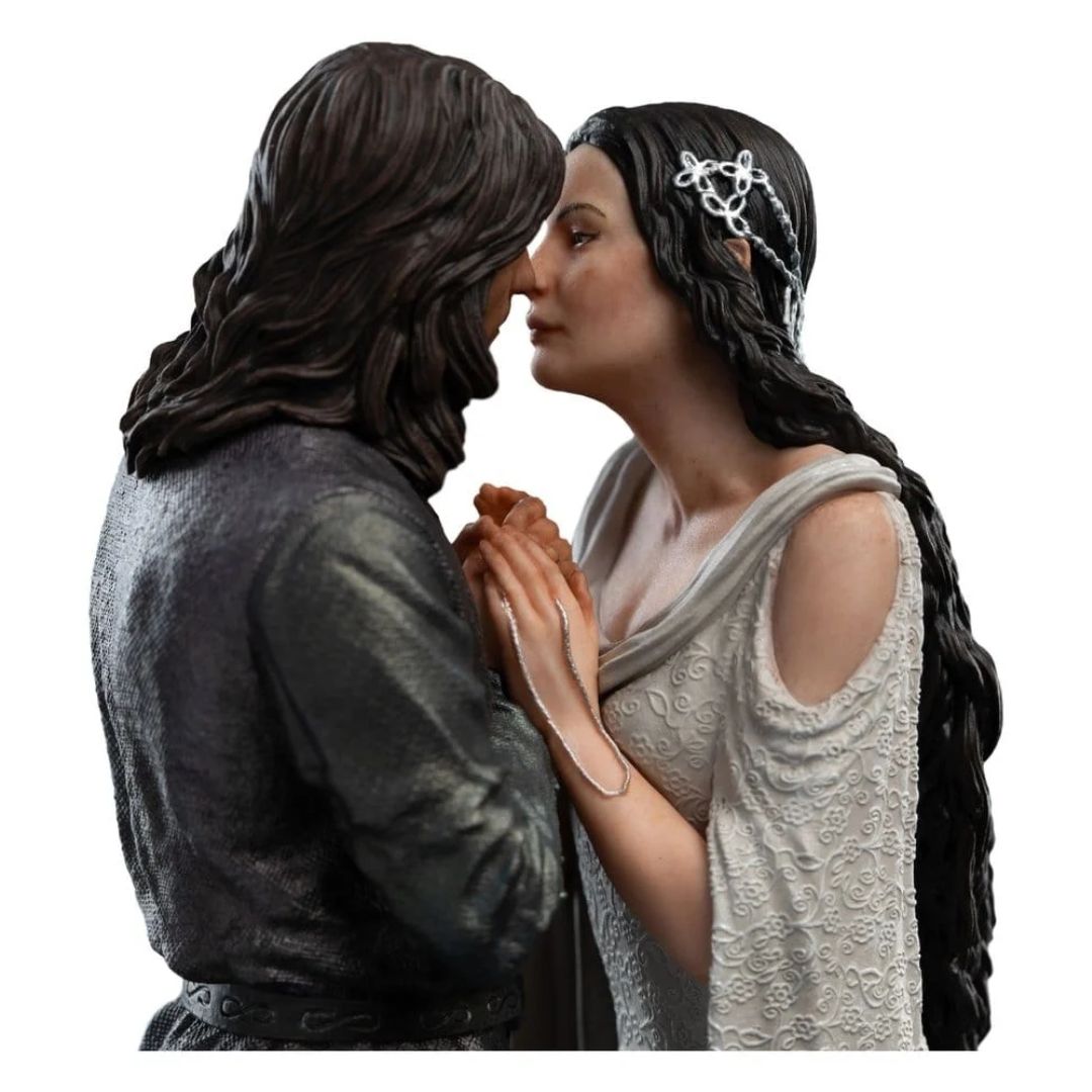 The Lord Of The Rings Trilogy Miniature Statue - Aragorn & Arwen By Weta Workshop