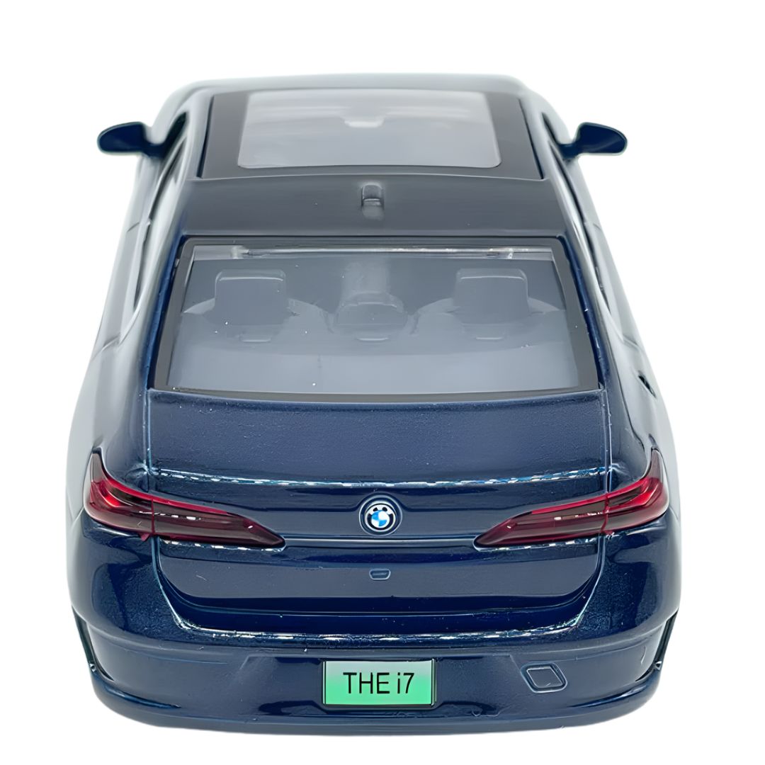 Blue BMW I7 1:47 Scale Die-Cast Car By MSZ -MSZ - India - www.superherotoystore.com