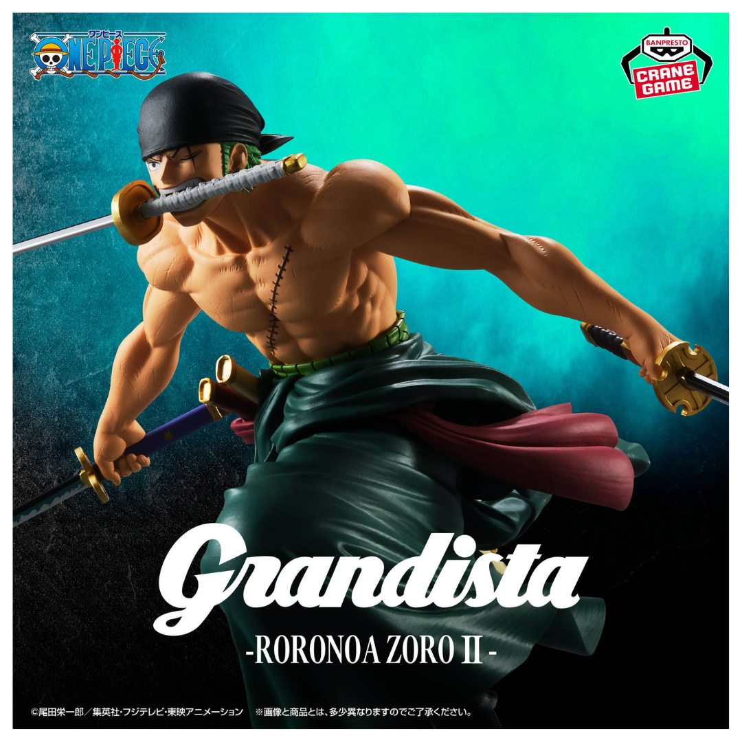 One Piece Roronoa Zoro II Grandista Statue By Banpresto -Banpresto - India - www.superherotoystore.com