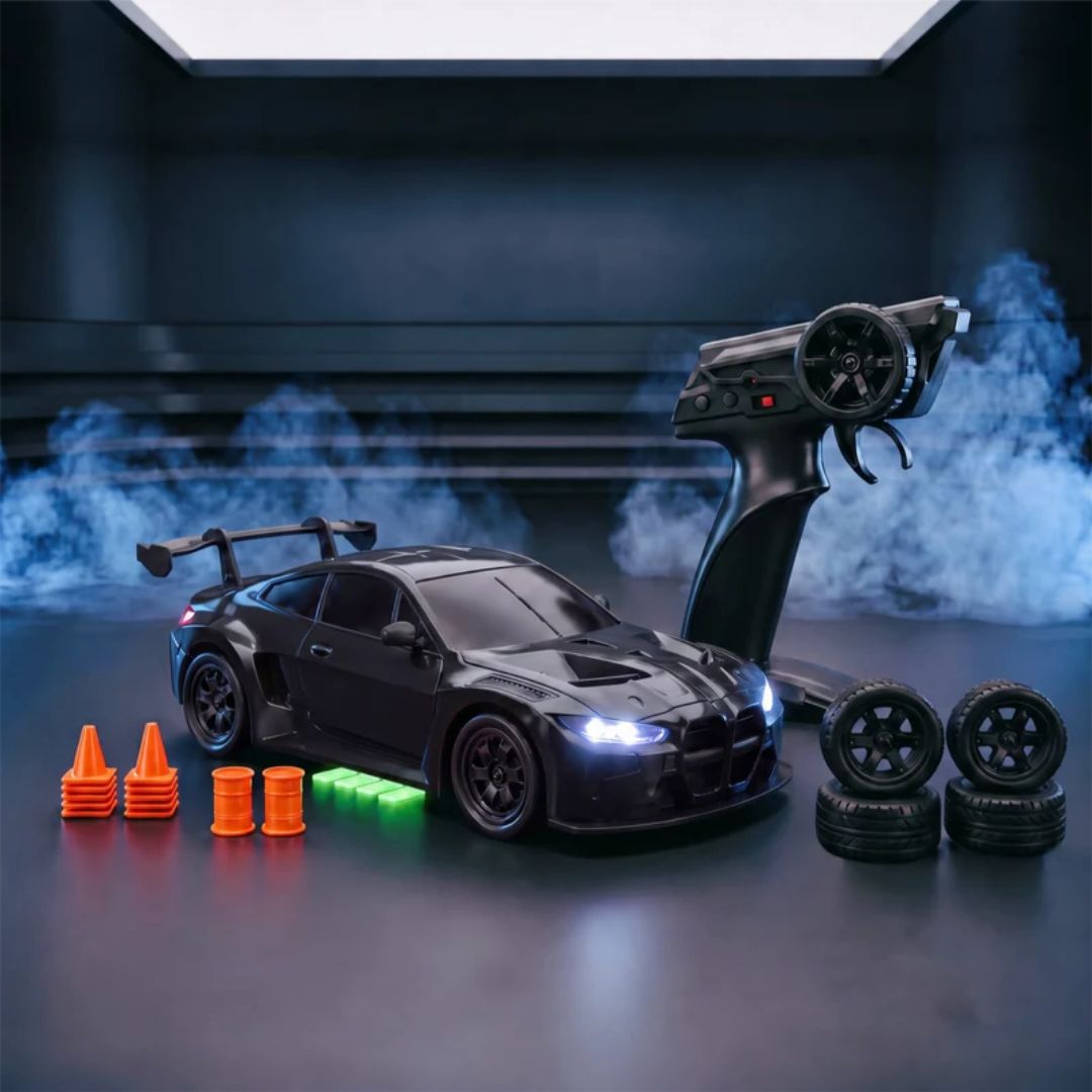 Bhoot - 1:24 Remote Control Drifter Black Car By Legend Of Toys -Legend Of Toys - India - www.superherotoystore.com