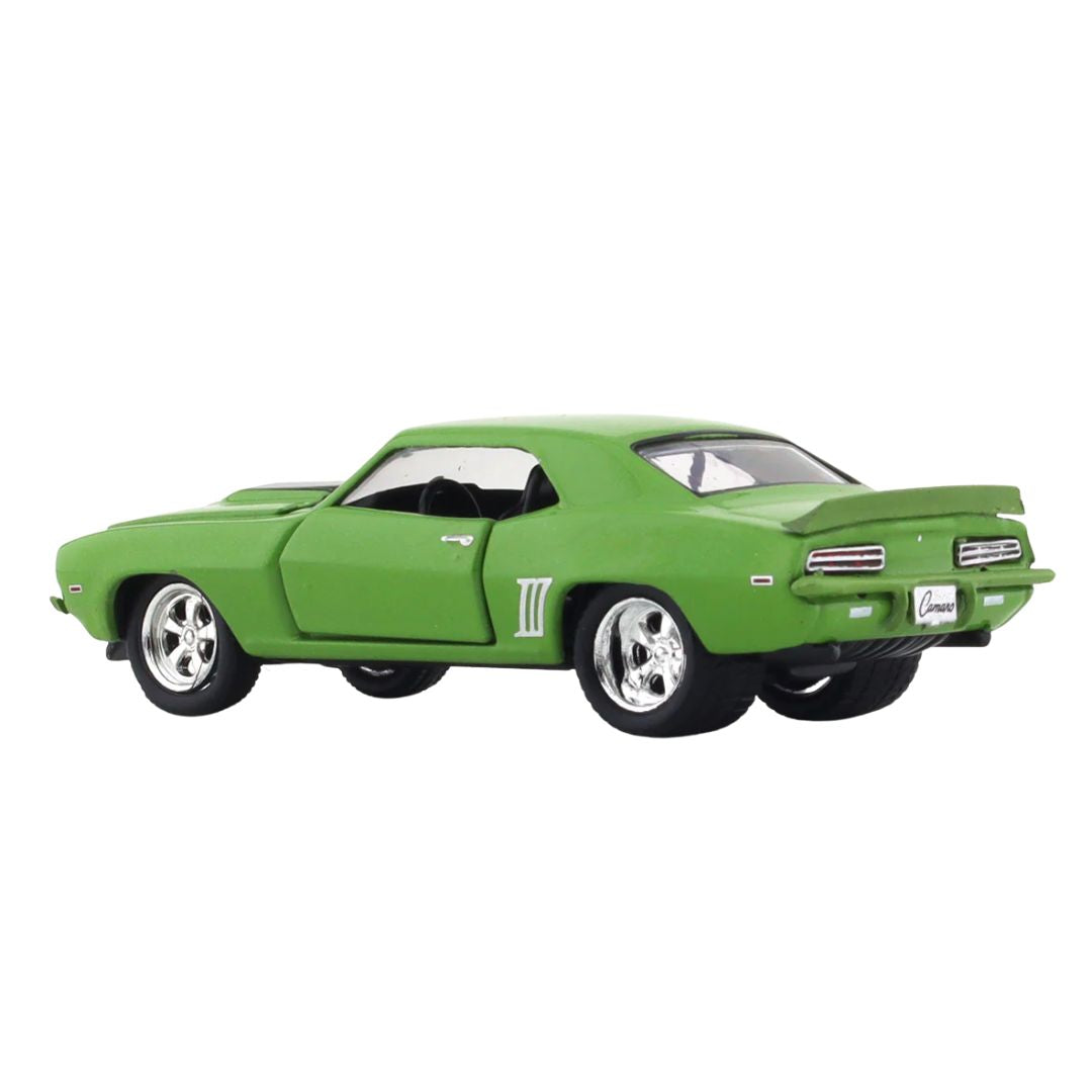 Green 1969 Chevrolet Camaro SS/RS 396 1:64 Scale Die-Cast Car by M2 Machines