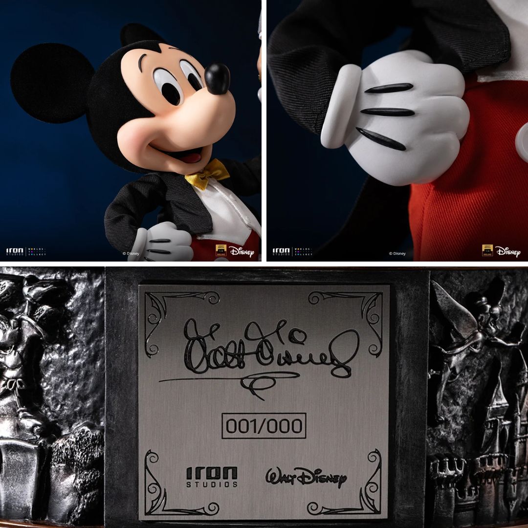 Walt Disney & Mickey Mouse - Disney Classics - Legacy Replica 1/4 Statue By Iron Studios -Iron Studios - India - www.superherotoystore.com