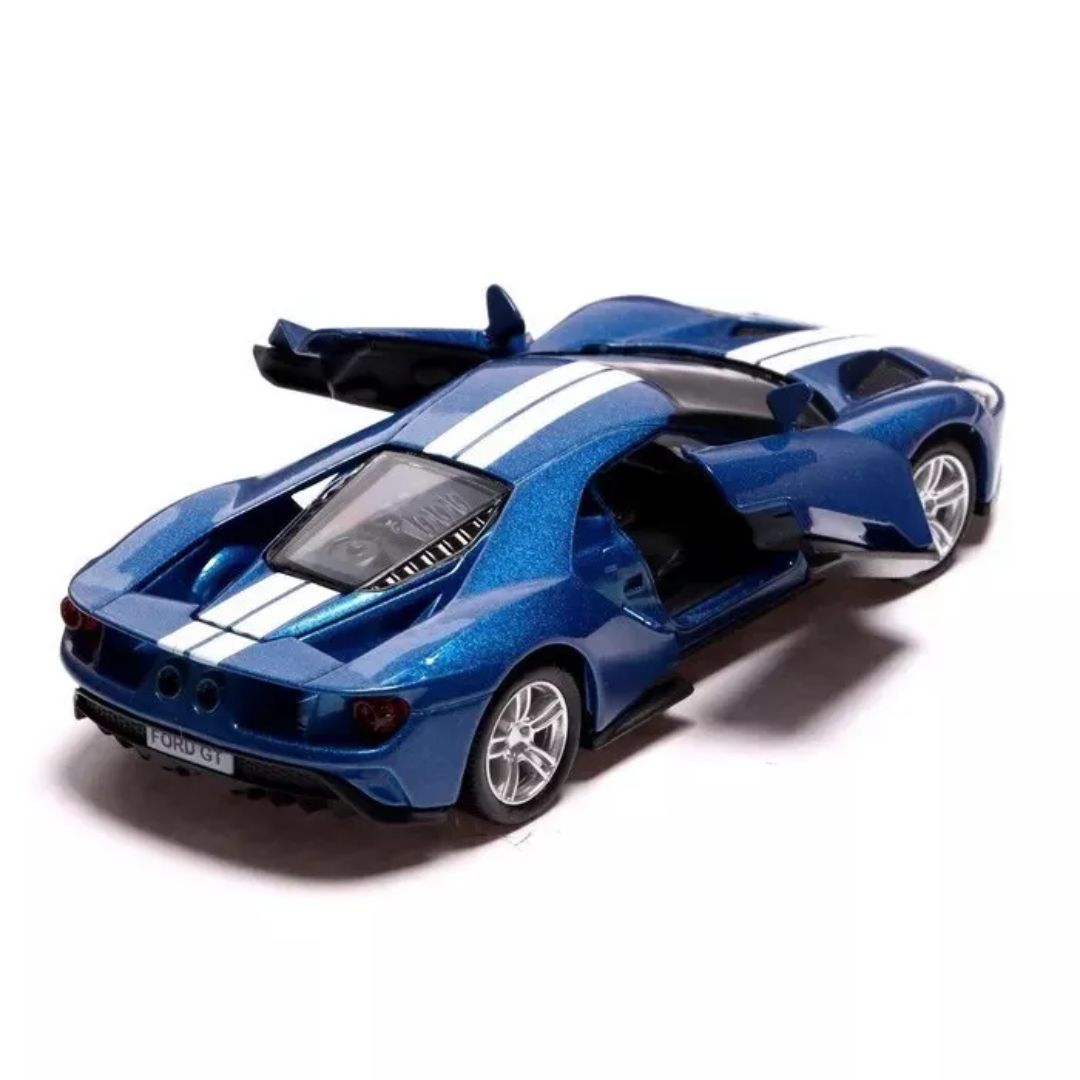 Blue Ford GT 1:43 Scale Die-Cast Car By RMZ