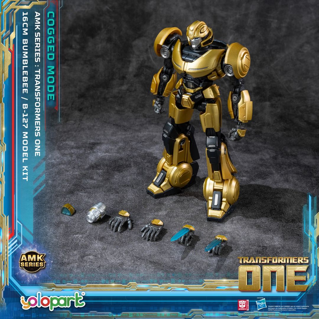 Tranformers One Amk Series Bumblebee Cogged Mode Model Kit By Hasbro -Hasbro - India - www.superherotoystore.com