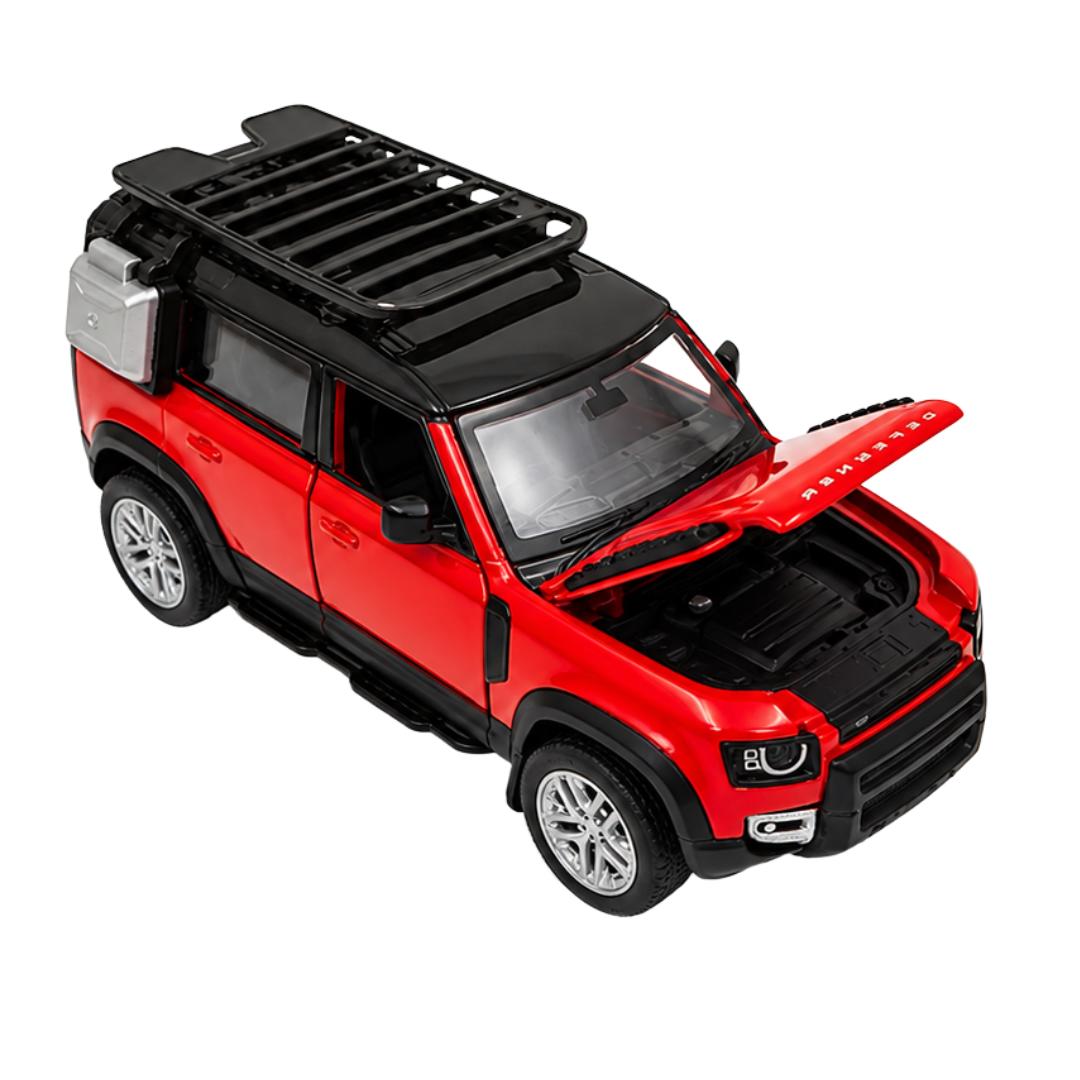 Land Rover Defender 110 Red 1:43 Scale Tuning Set Model Car By CCA -CCA - India - www.superherotoystore.com