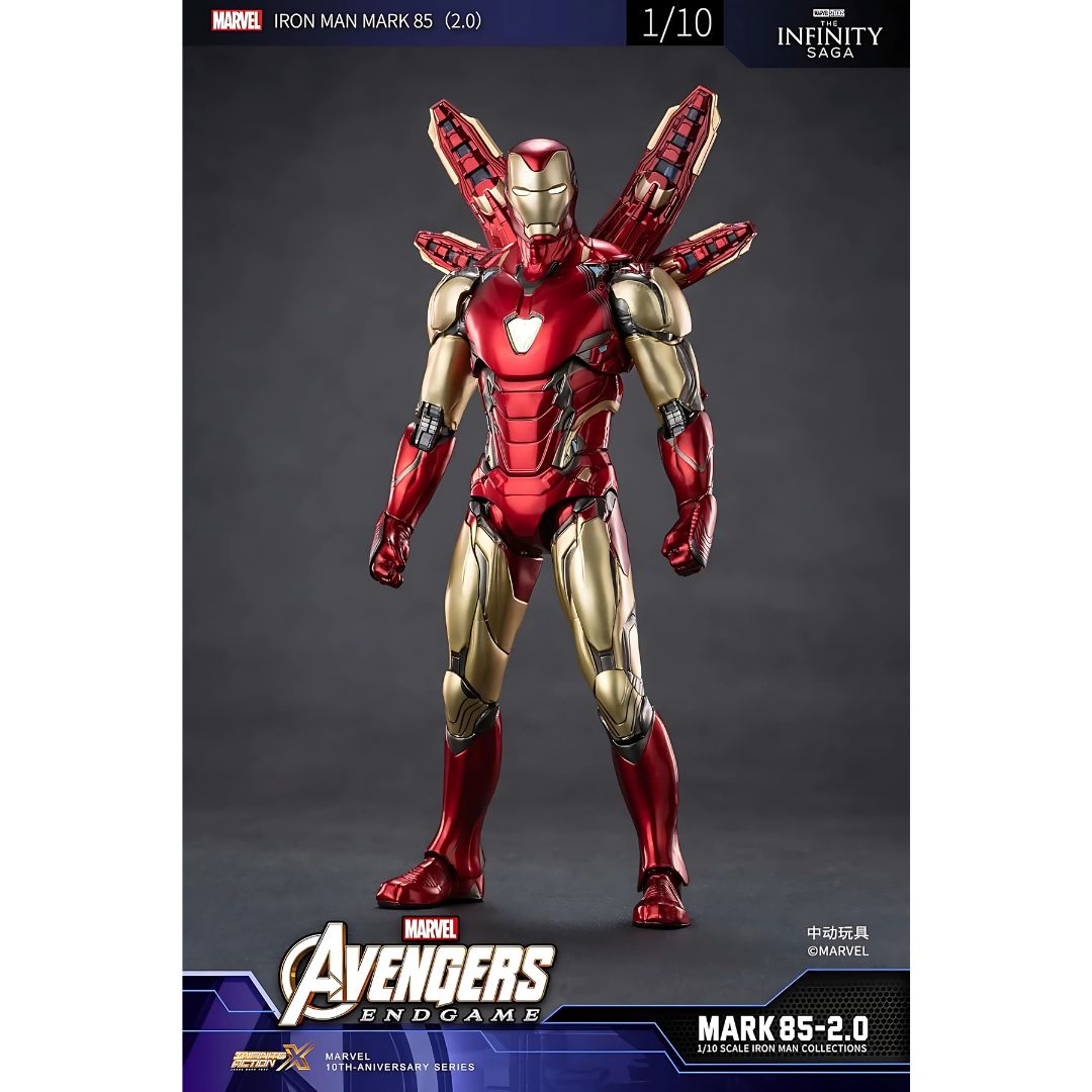 Iron Man Mk85 With Lighting Functionaction Figure By Zd Toys -ZD Toys - India - www.superherotoystore.com