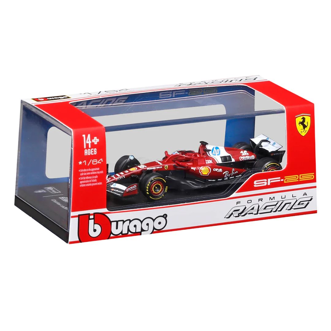 Ferrari SF-25 Australia GP (Hard Case) 1:64 Scale Die-Cast Car By Bburago
