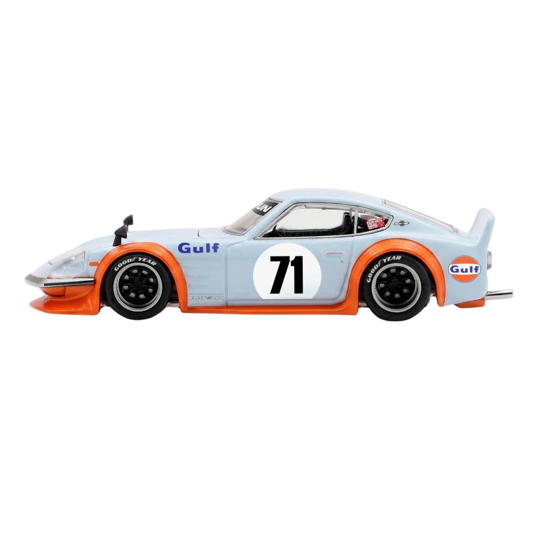Nissan Fairlady Z Kaido Gt Gulf V1 1:64 Scale Die-Cast Car By Mini Gt