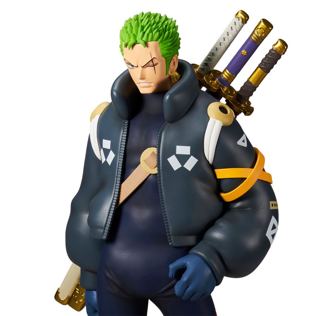 One Piece Roronoa Zoro Egghead Masterlise Ichibansho statue by Bandai -Ichibansho - India - www.superherotoystore.com