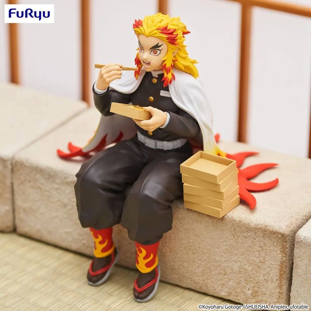 Demon Slayer: Kimetsu No Yaiba Noodle Stopper Statue -Rengoku Kyojuro By Furyu -Furyu - India - www.superherotoystore.com