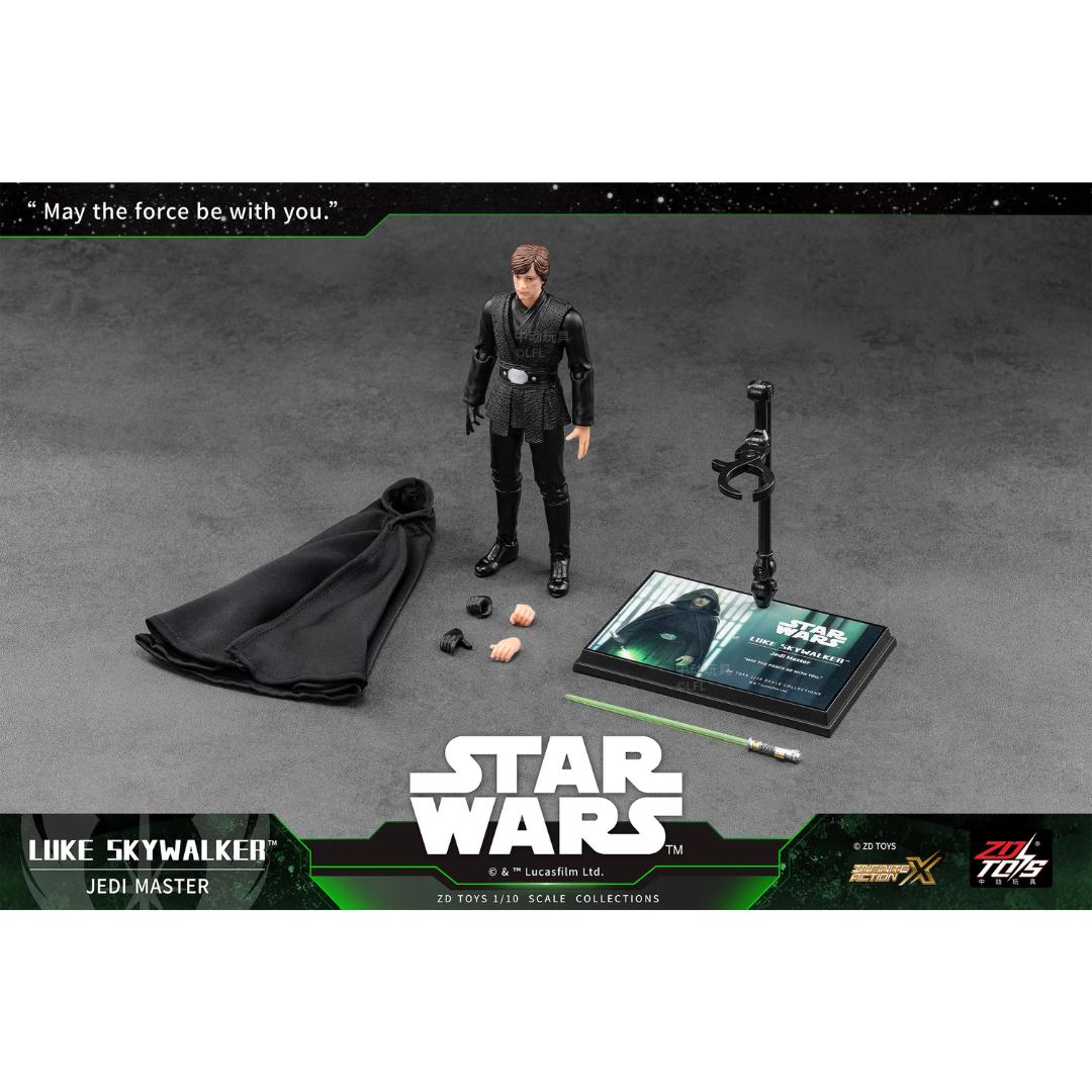 Hot Toys Star Wars Luke Skywalker (Jedi Master) 1/10 Scale Action Figure – Return of the Jedi Collectible