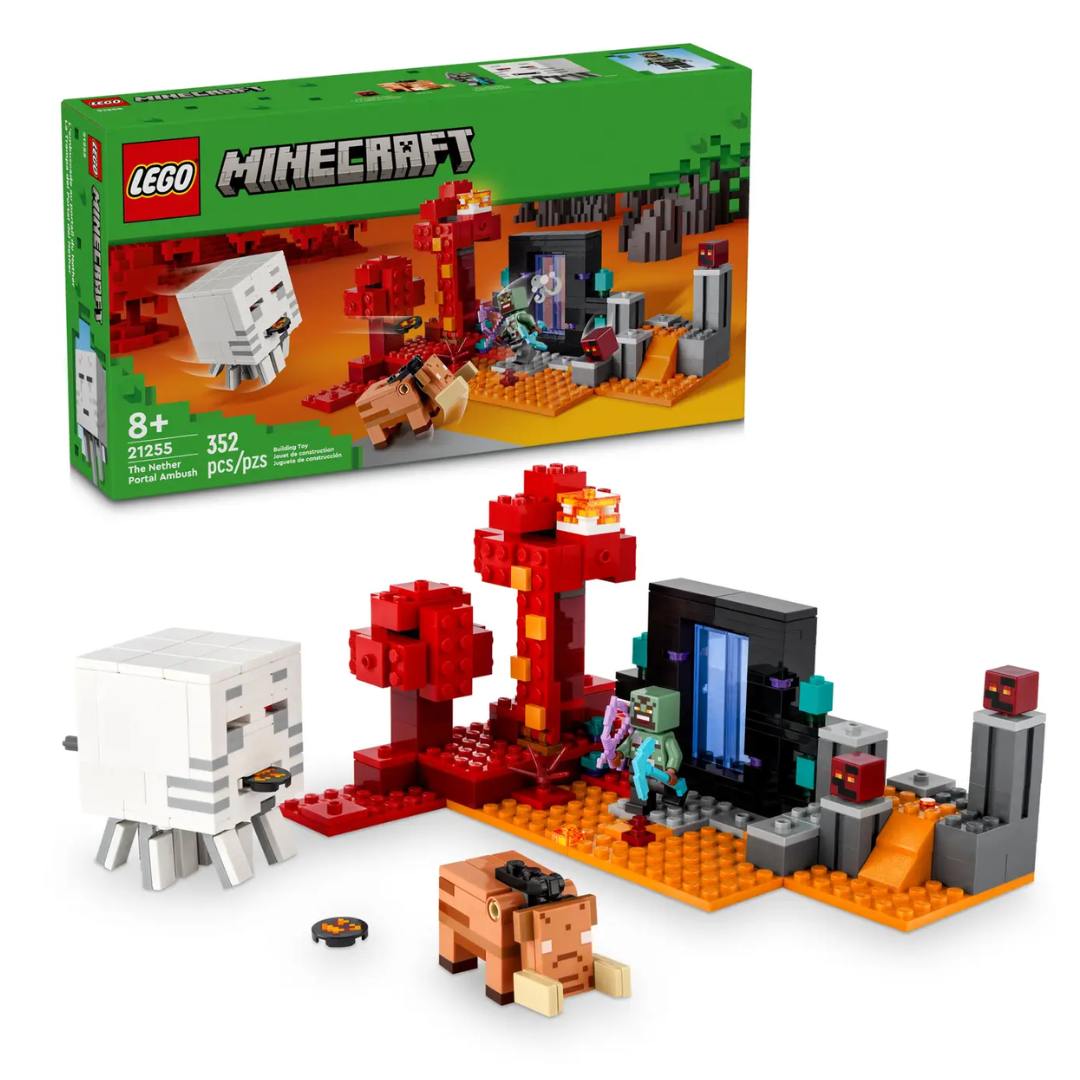 Lego Minecraft The Nether Portal Ambush -Lego - India - www.superherotoystore.com