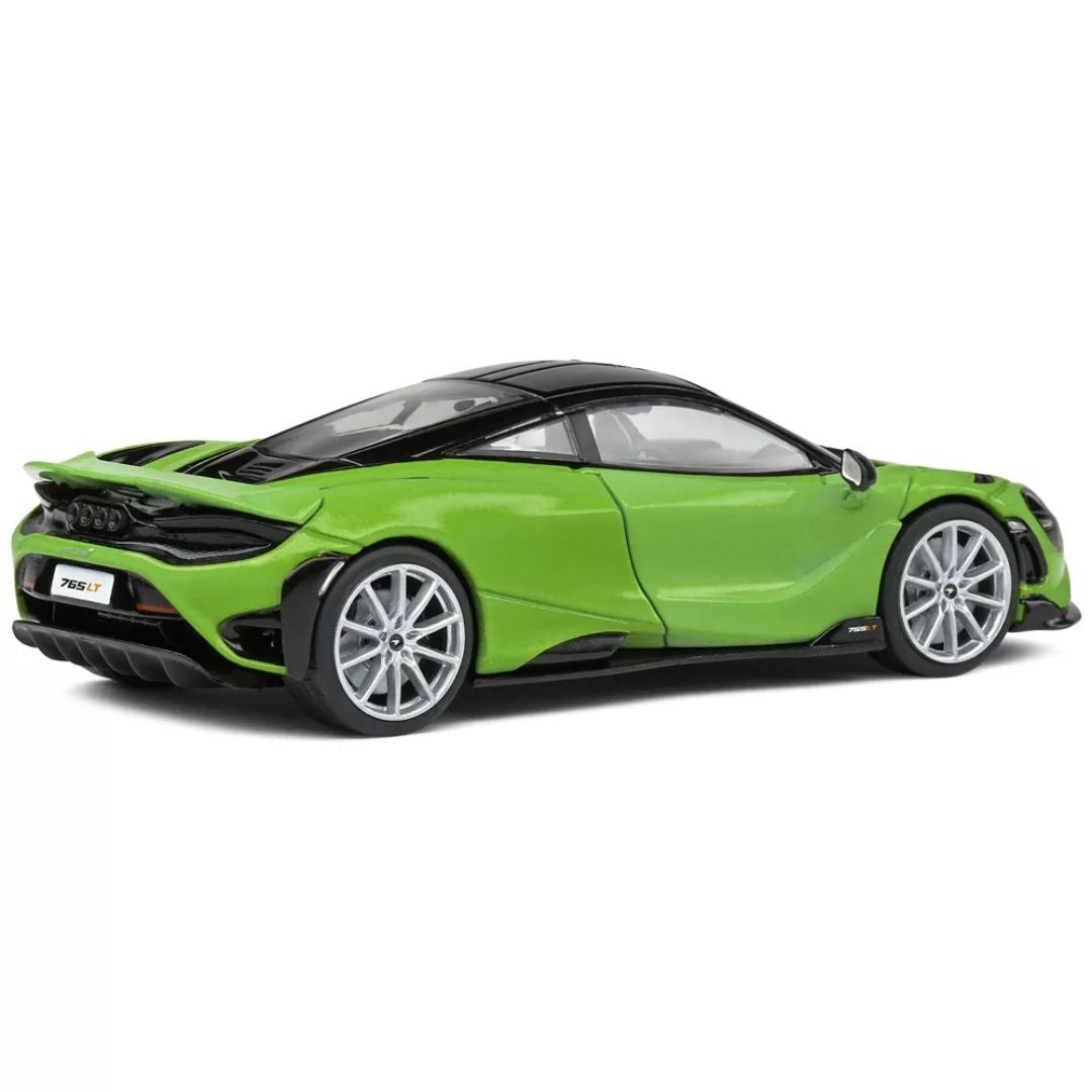 Green MCLAREN 765 LT  1:43 Scale die-cast car by Solido -Solido - India - www.superherotoystore.com