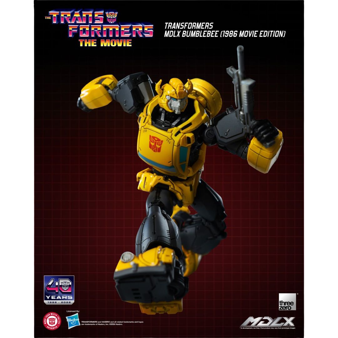 Transformers Bumblebee 1986 Movie Edition Mdlx Action Figure By Threezero
