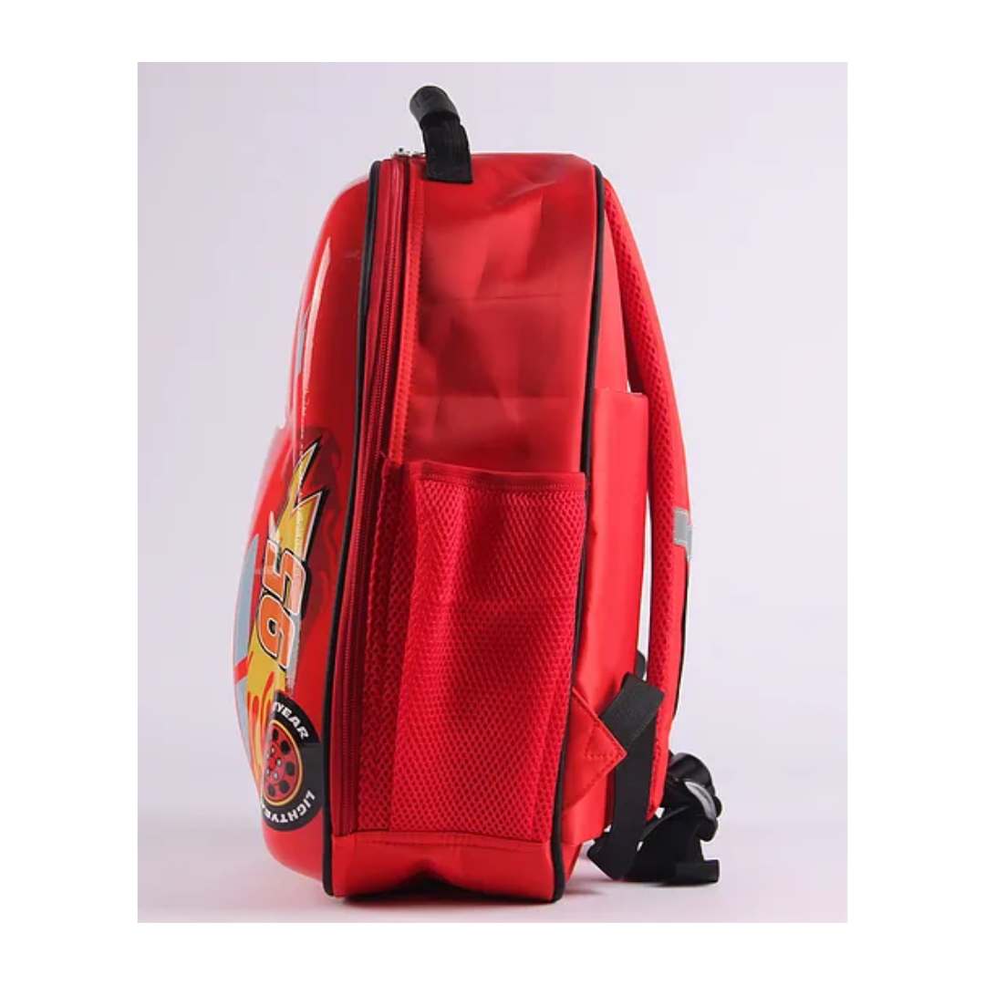 DISNEY PIXAR CARS HARDSHELL CAR SHAPE BAG - RED by Mesuca -Mesuca - India - www.superherotoystore.com