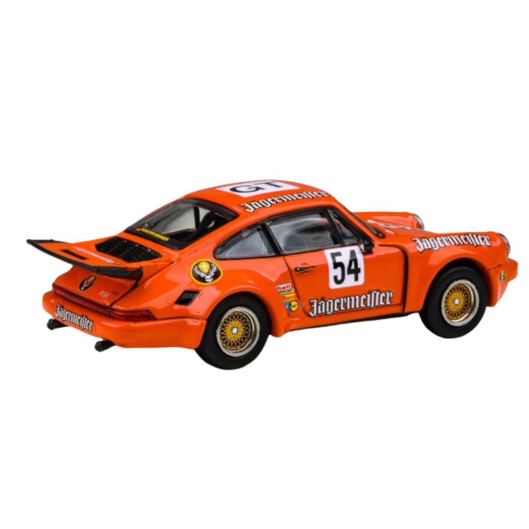 1975 Porsche 911 Carrera Rsr Kremer Racing Jagermeister Orange 1:64 By Para64