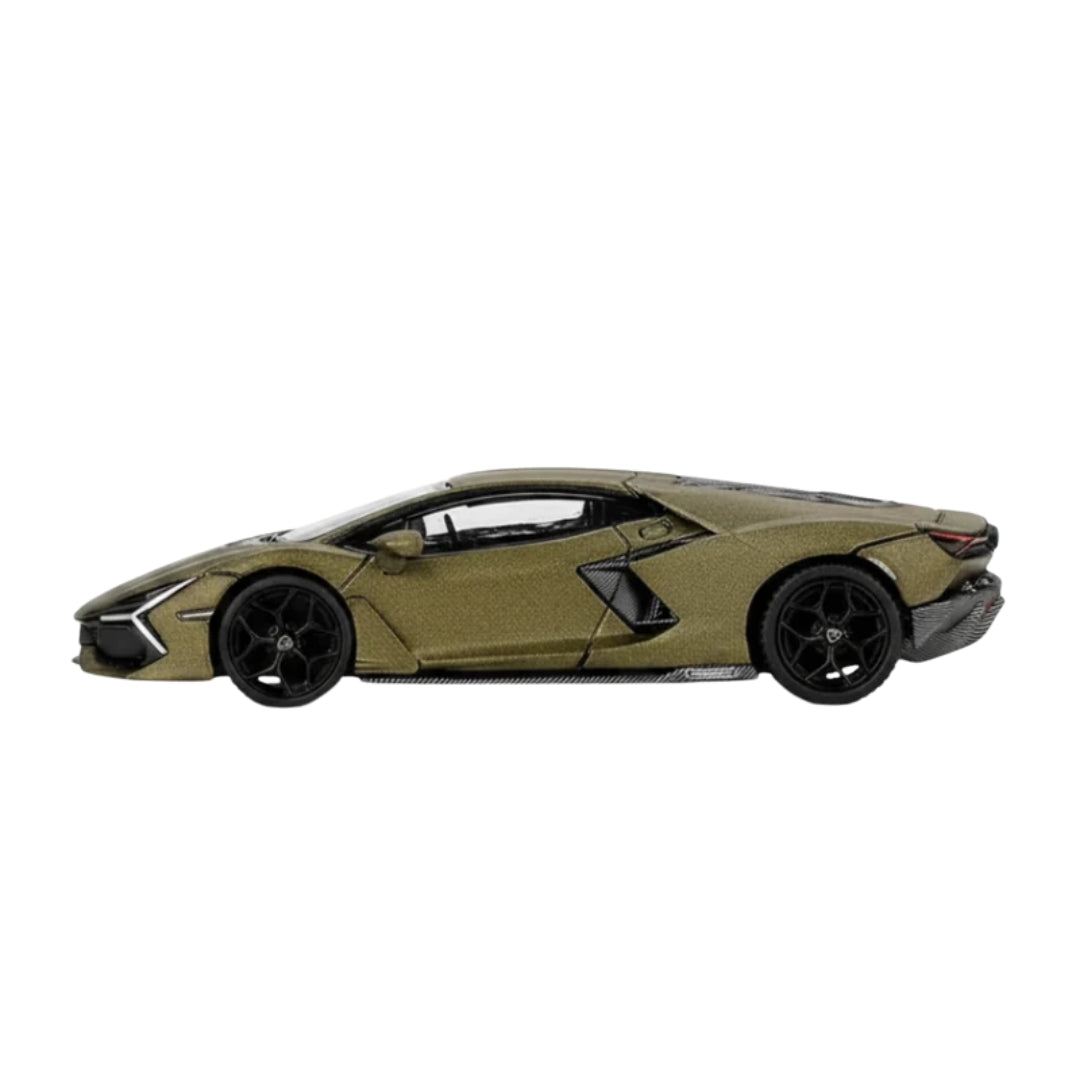 Lamborghini Revuelto Verde Gea Matte 1:64 Scale Die-Cast Car By Mini Gt