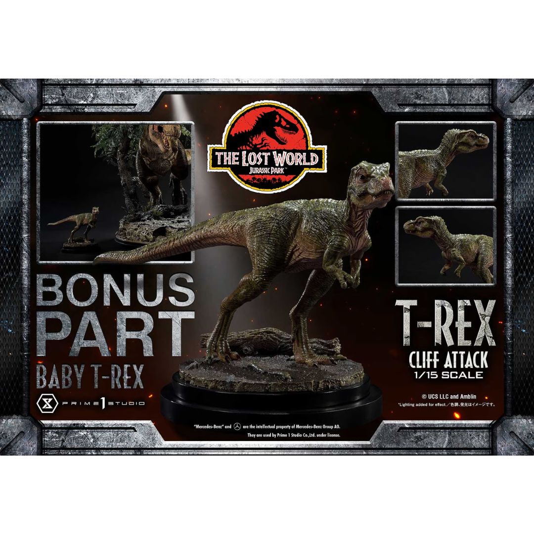 T-Rex Cliff Attack (Bonus Version) Statue By Prime1 Studios -Prime 1 Studio - India - www.superherotoystore.com