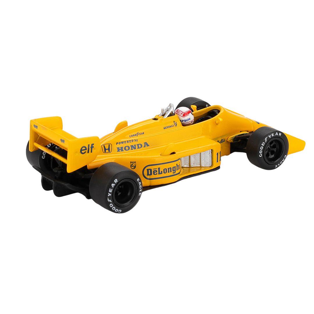 Lotus 99T 11 Satoru Nakajima 1987 Monaco Grand Prix 1:64 Diecast Car By Mini Gt