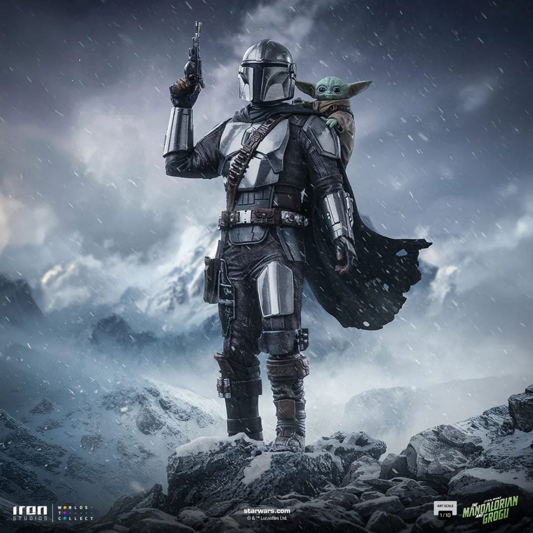 Mandalorian And Grogu Movie Mandalorian And Grogu Statue By Iron Studios -Iron Studios - India - www.superherotoystore.com