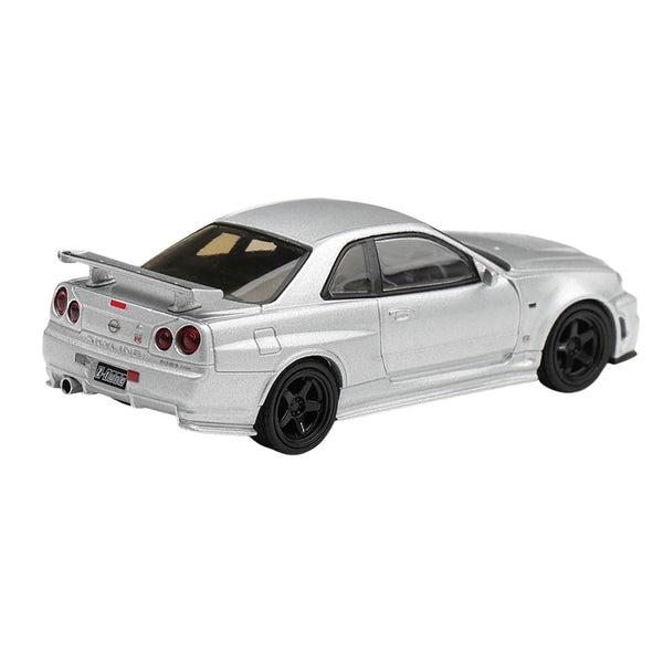 Nissan Nismo R34Gt-R Z-Tune Z-Tune Silver 1:64 Diecast Car By Mini Gt