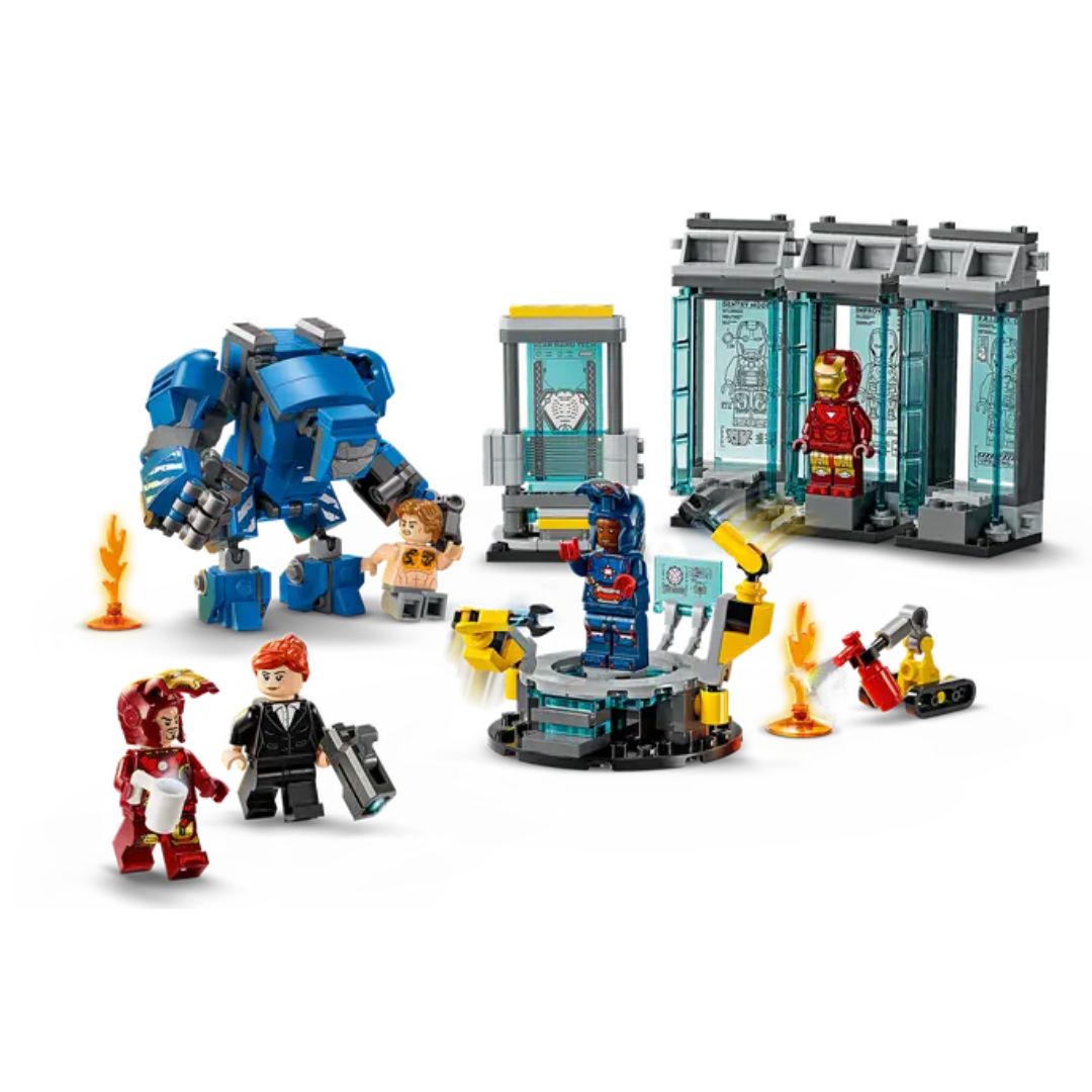 Super Heroes Marvel Iron Man'S Laboratory: Hall Of Armor By Lego -Lego - India - www.superherotoystore.com