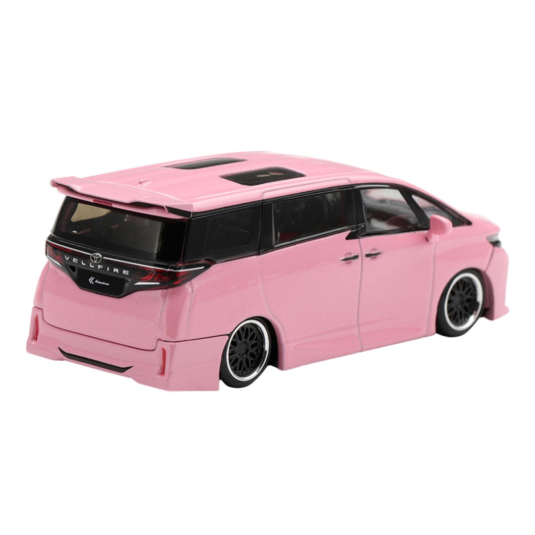 Toyota Vellfire 40 Kuhl Metallic Pink1:64 Diecast Car By Mini Gt