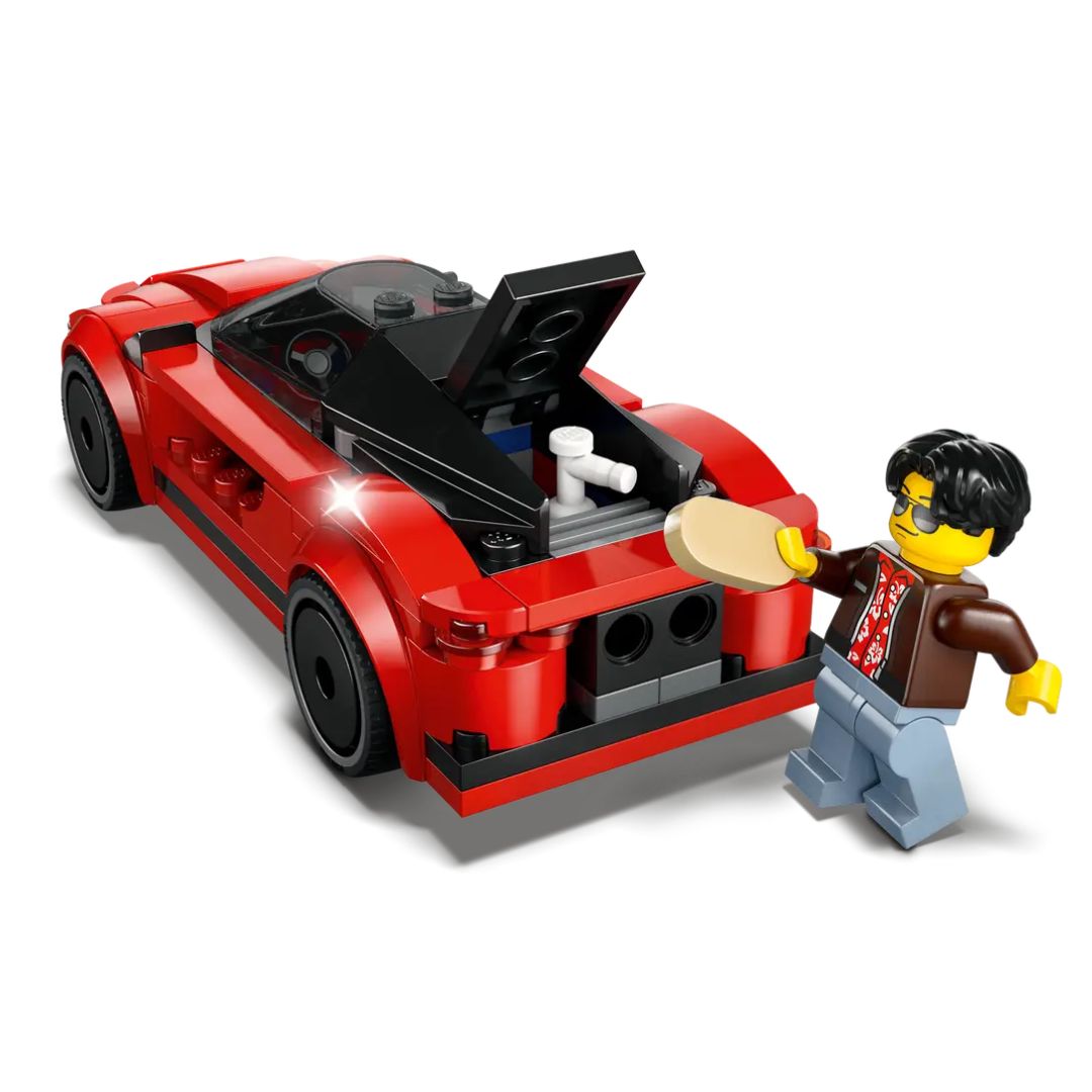 Red Sports Car By Lego -Lego - India - www.superherotoystore.com